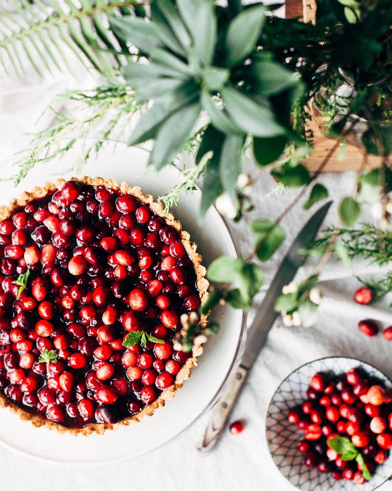 Lavender Plum Berry Sheet Cake with a Lemon Vanilla Glaze