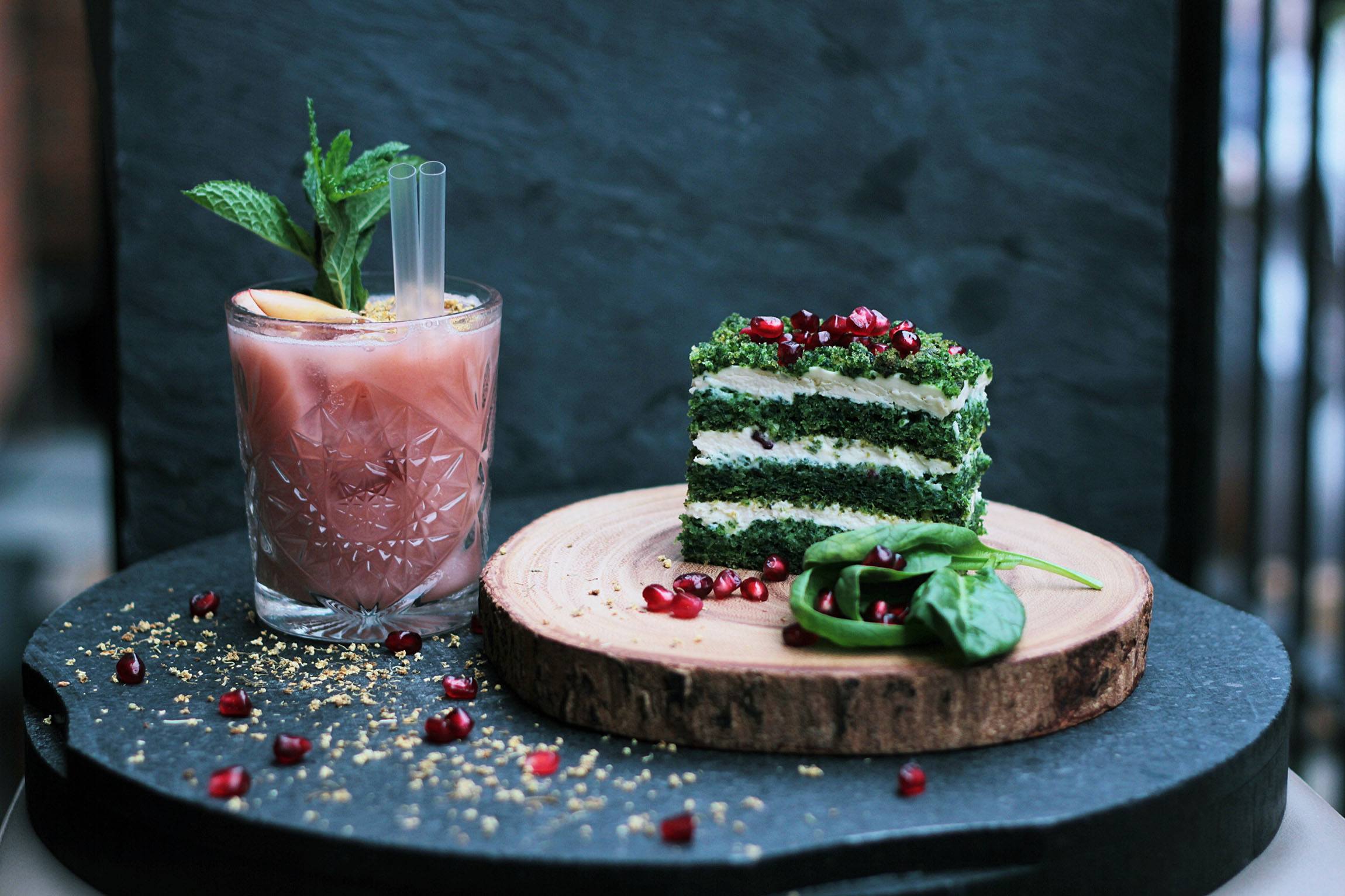 Linzer Cookies with Cranberry Mascarpone